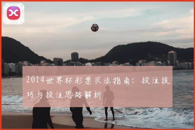 2014世界杯彩票买法指南：投注技巧与投注思路解析